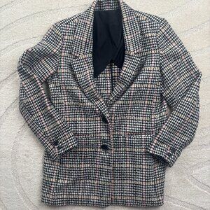 Vintage Houndstooth Blazer / Jacket